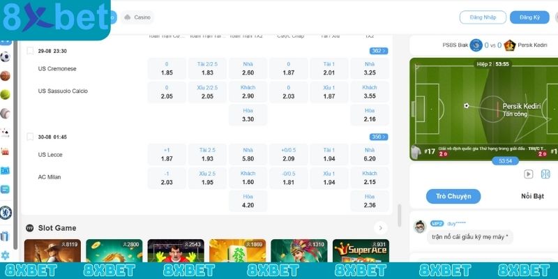 Tổng quan 8xbet nhà cái uy tín