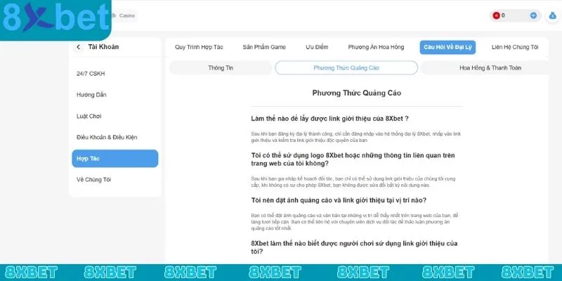 Một số bí quyết hay để thúc đẩy đại lý 8xbet phát triển mạnh mẽ