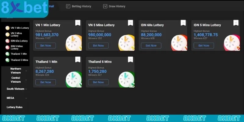 Lotto 8xbet luôn là một sân chơi đỉnh cao được nhiều người yêu thích