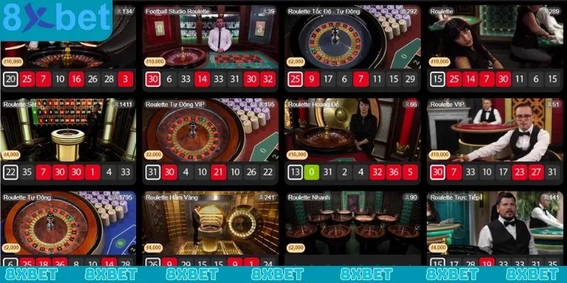 Một vài chiến thuật đặt cược nâng cao với trò chơi Roulette 8xbet
