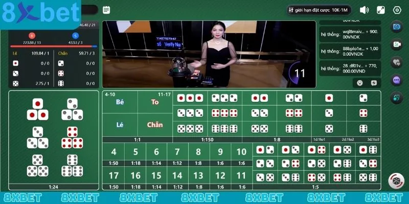 Luật chơi Tài Xỉu 8xbet chi tiết hơn cho người mới