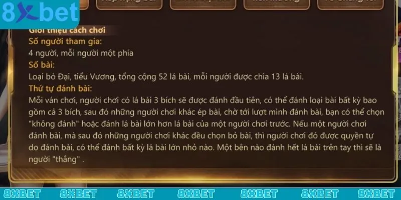 Hướng dẫn luật chơi tiến lên miền Nam cơ bản cho người mới